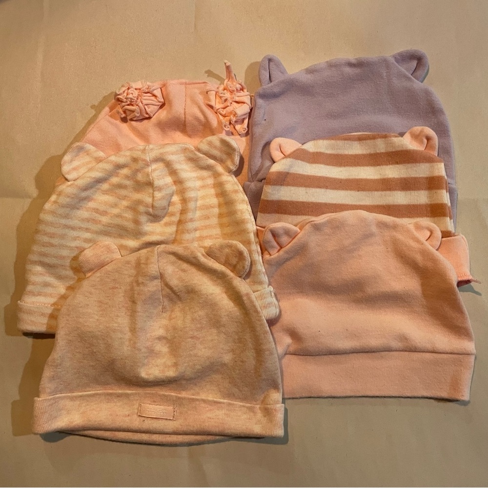 Set of 6 infant hats - Picture 4 of 5